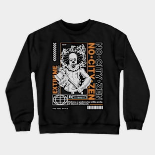 Retro Clown Design Crewneck Sweatshirt